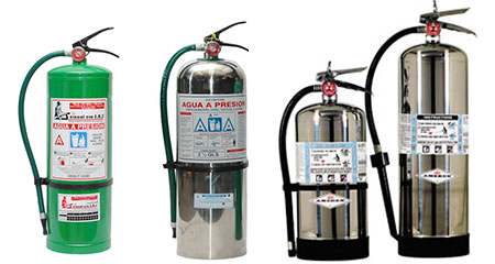 Extintores de agua